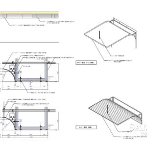 《天井造作》長い通路で活躍する間接照明のキャノピー