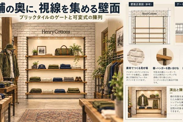 《WF_004》フォーカルポイントを意識した壁面演出の事例